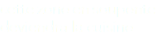 cette zone en soupente deviendra la cuisine